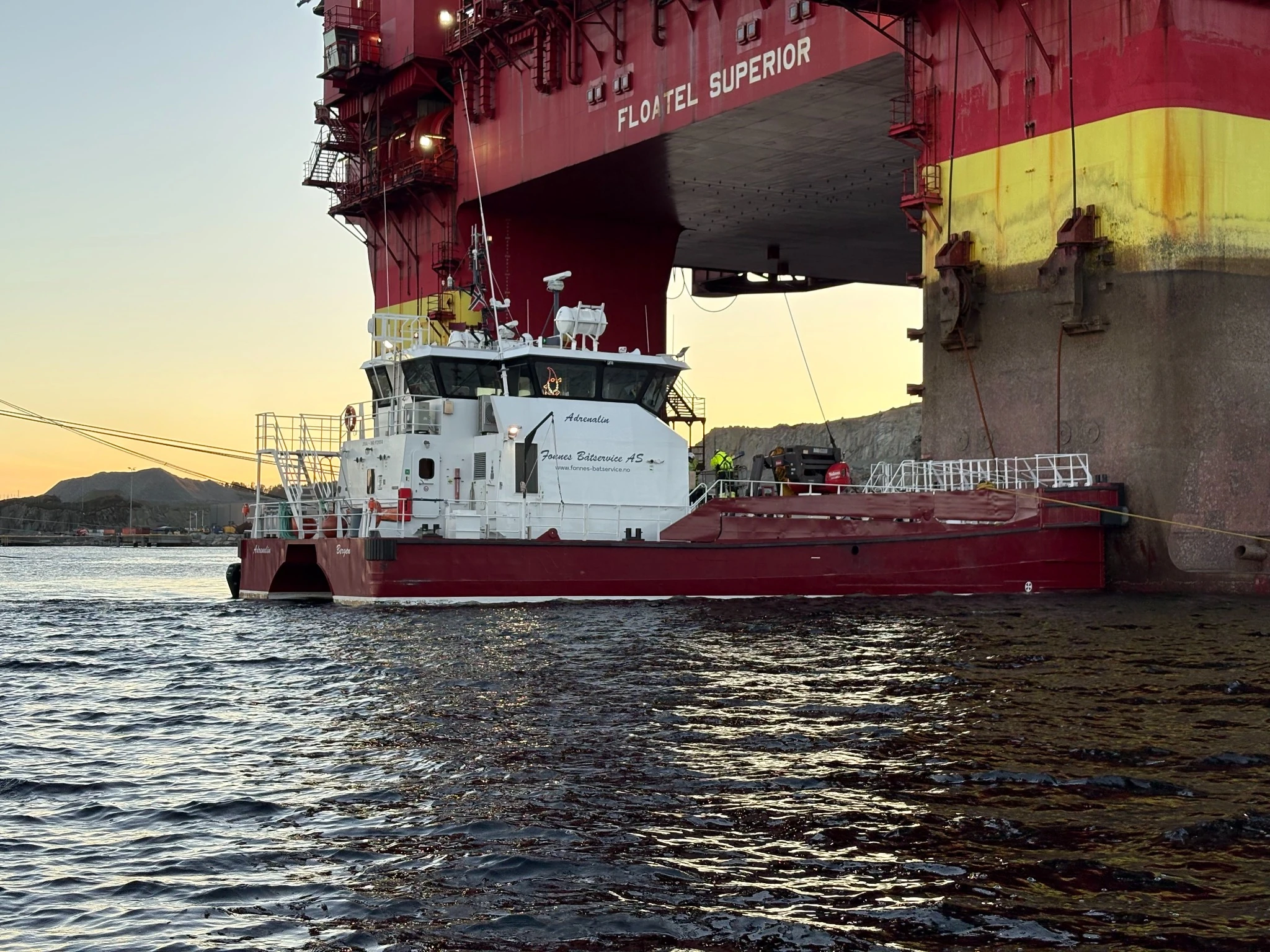 Bilde fra Fonnes Båtservice operasjon 8